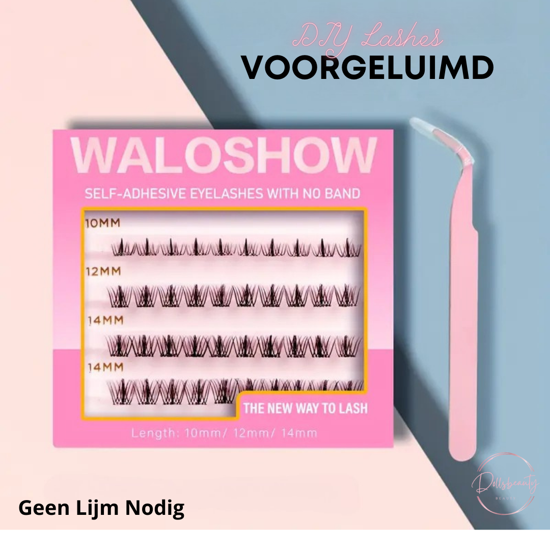 Wimpers Clusters - Met lijm herbruikbaar