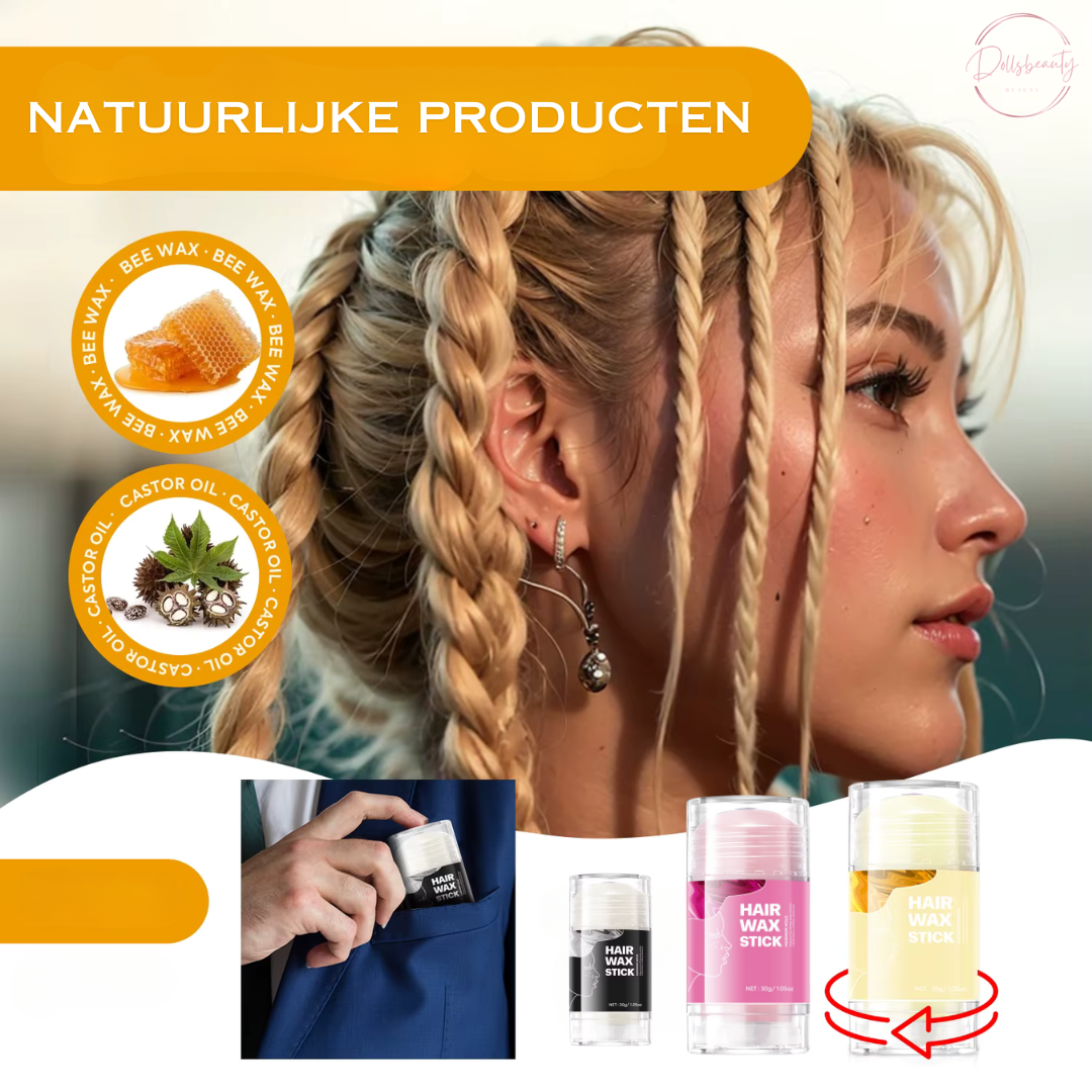 Haar wax stick Met Geur En Edges Borstel