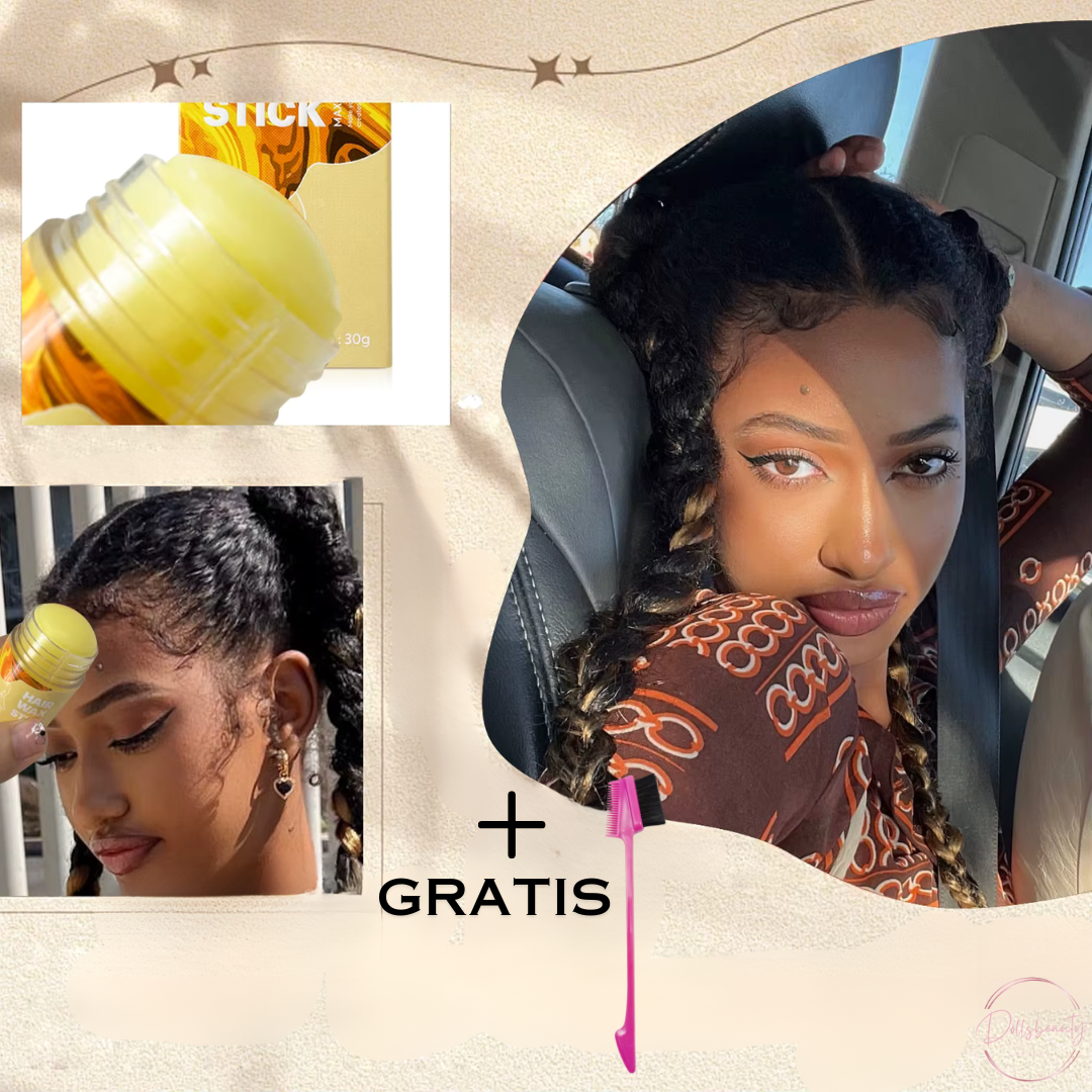 Haar wax stick Met Geur En Edges Borstel