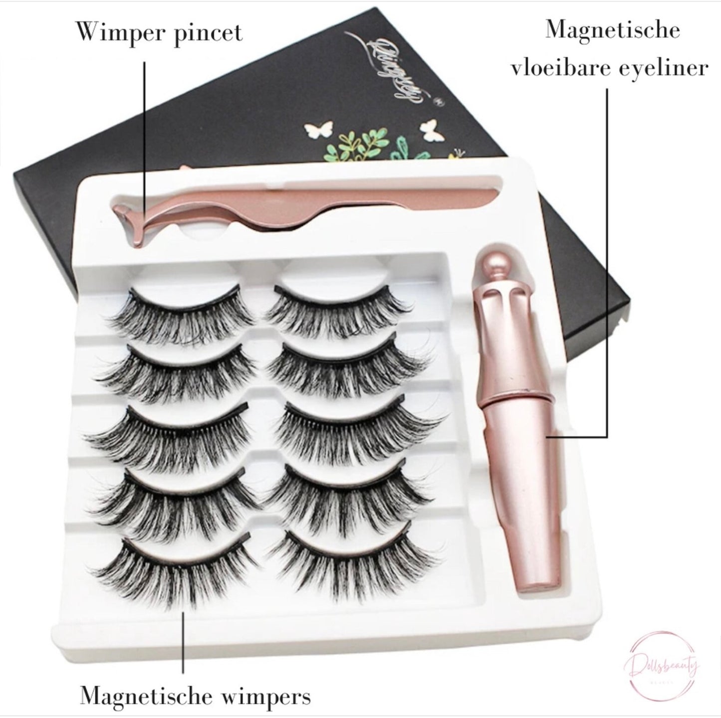 Magnetische Wimper Kit - 5 Stuks
