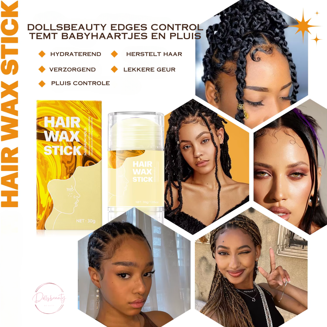 Haar wax stick Met Geur En Edges Borstel