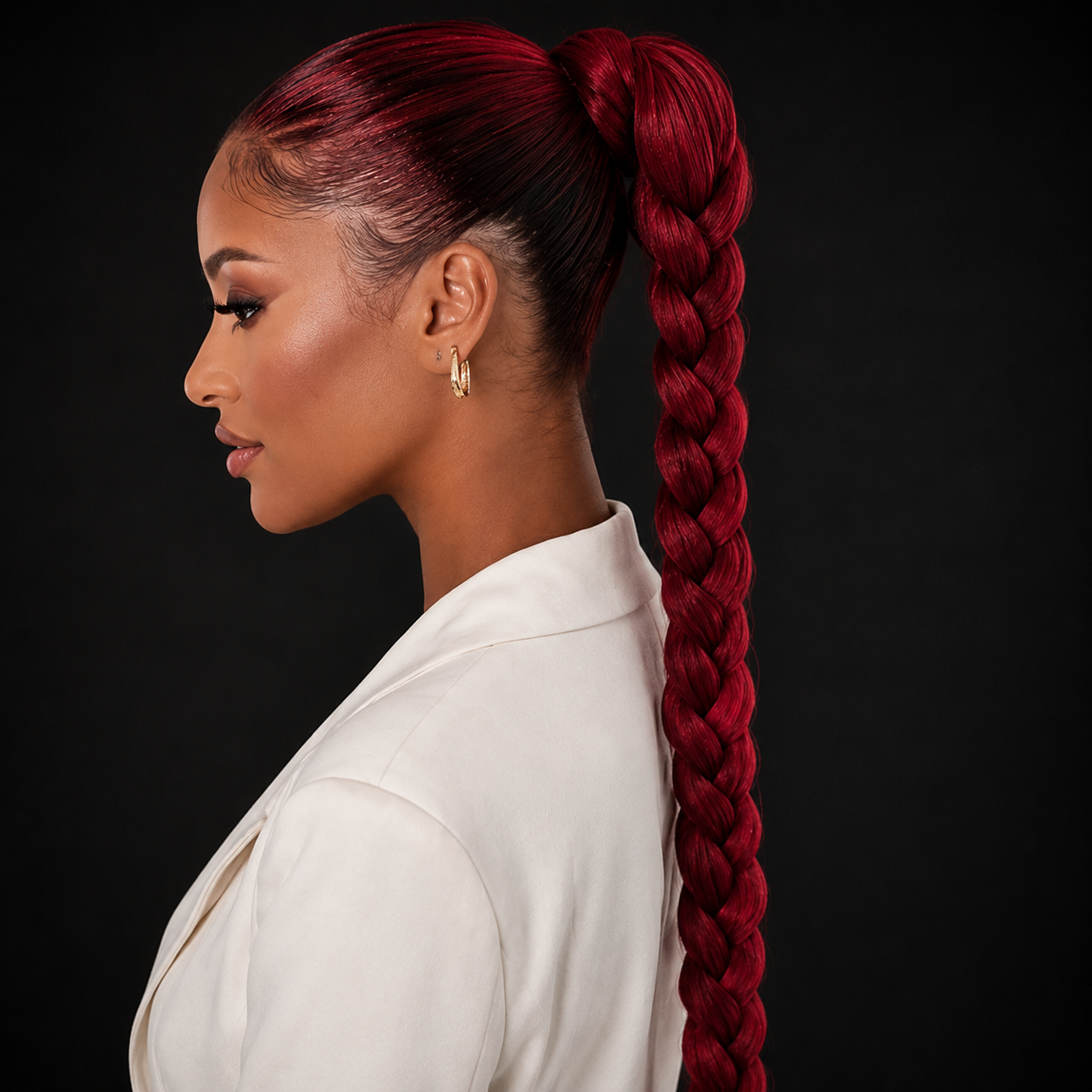 Luxe Braided Ponytail Haar Extensions