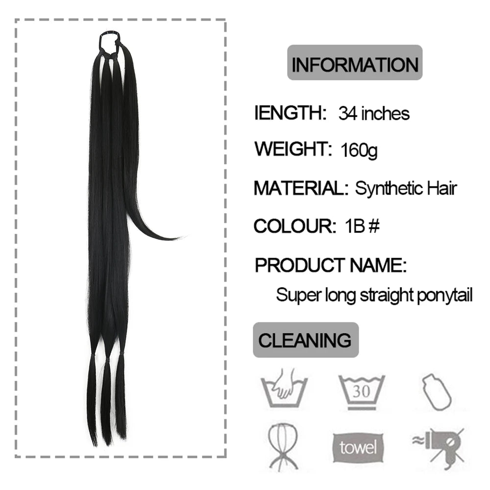 Ponytail Extensions Synthetic Boxing Braids Ponytail