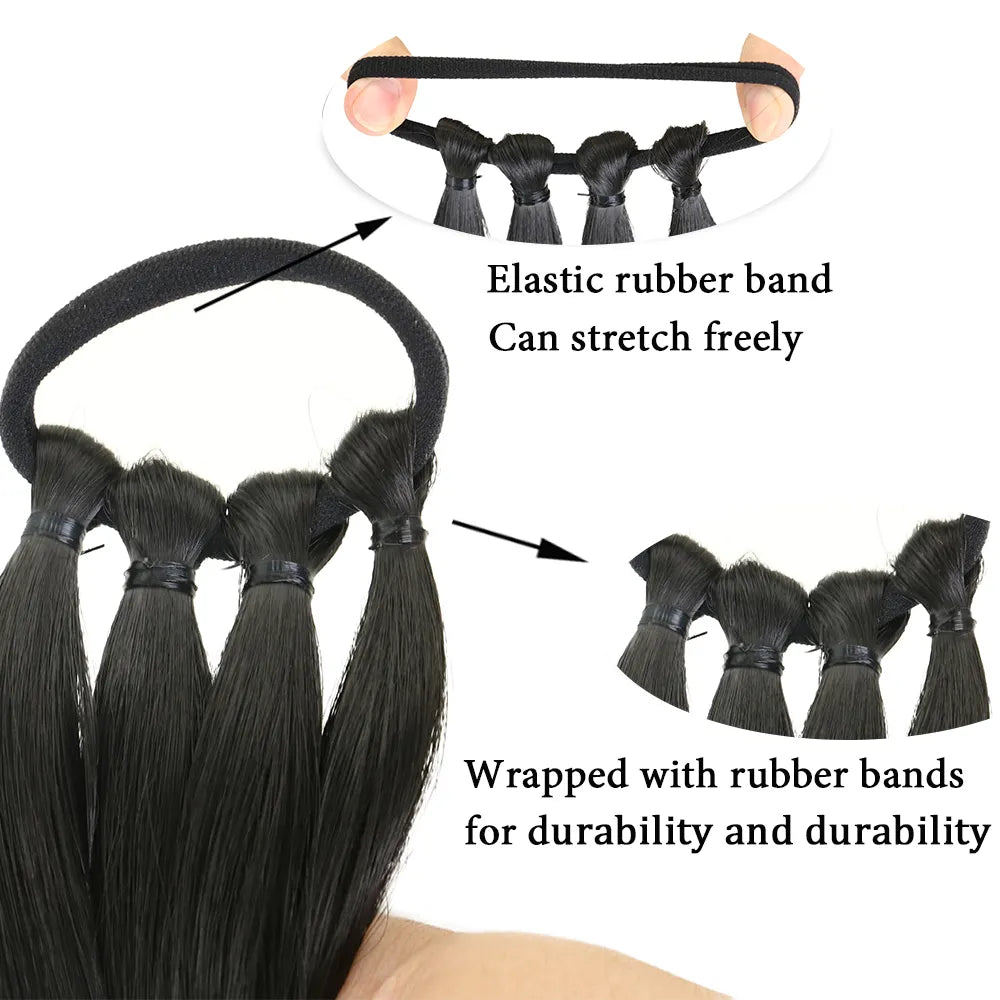 Ponytail Extensions Synthetic Boxing Braids Ponytail