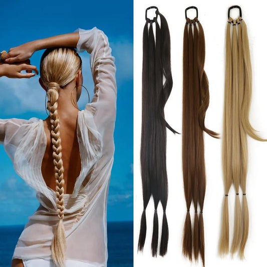 Ponytail Extensions Synthetic Boxing Braids Ponytail